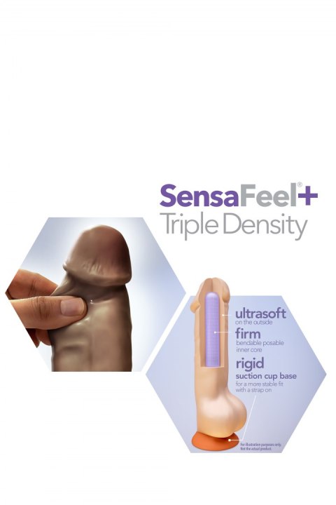 DR. SKIN PLUS 8 INCH POSABLE DILDO WITH BALLS CHOCOLATE DR. SKIN PLUS 8 INCH POSABLE DILDO WITH BALLS CHOCOLATE