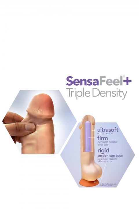 DR. SKIN PLUS 8 INCH THICK POSEABLE DILDO WITH SQUEEZABLE BALLS VANILLA DR. SKIN PLUS 8 INCH THICK POSEABLE DILDO WITH SQUEEZABLE BALLS VANILLA
