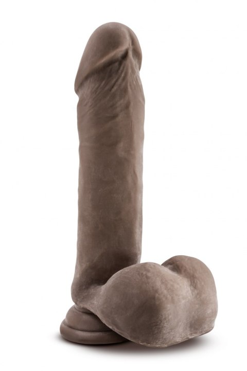 DR. SKIN PLUS 9 INCH THICK POSABLE DILDO WITH BALLS CHOCOLATE DR. SKIN PLUS 9 INCH THICK POSABLE DILDO WITH BALLS CHOCOLATE