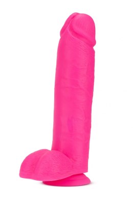 NEO 10 INCH DUAL DENSITY DILDO NEON PINK