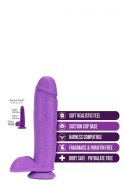 NEO 11 INCH DUAL DENSITY DILDO NEON PURPLE