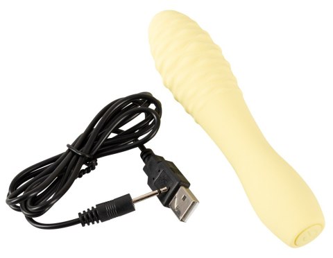 Cuties Mini Vibrator Yellow3.G Cuties Mini Vibrator Yellow3.G