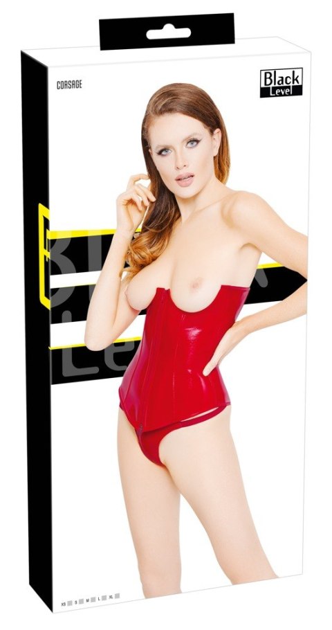 Vinyl Corsage red XS Vinyl Corsage red XS