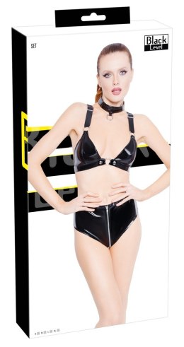 Vinyl Bra Set M
