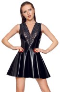 Vinyl Dress with Lace M