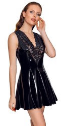 Vinyl Dress with Lace M