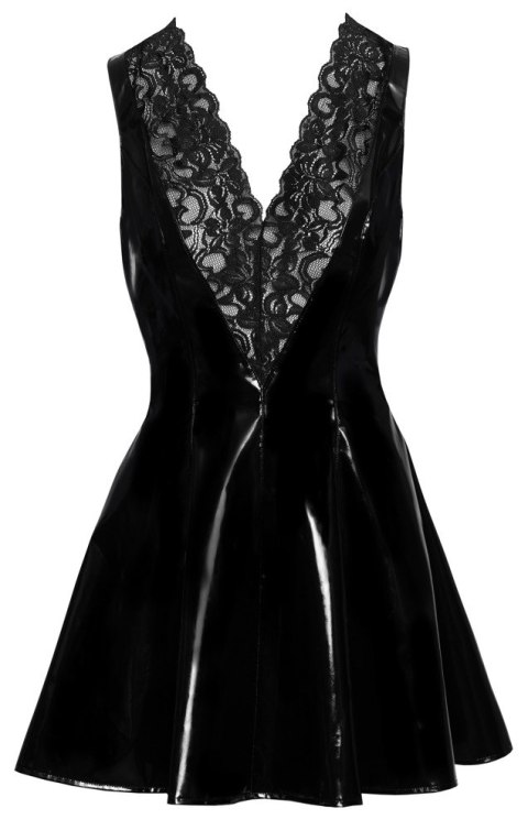 Vinyl Dress with Lace S Vinyl Dress with Lace S