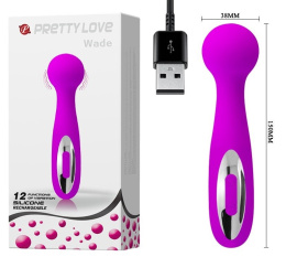 WIBRATOR STYMULATOR MASAŻER MOCNY SILNY 12 FUNKCJI