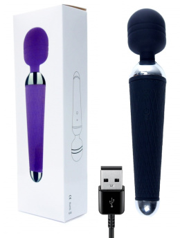 STYMULATOR-POWER MASSAGER WAND USB BLACK 16 FUNKCJI