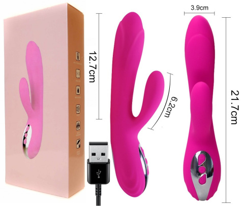 WIBRATOR-JOKER HEATING DOUBLE VIBRATING MASSAGE STICK WIBRATOR-JOKER HEATING DOUBLE VIBRATING MASSAGE STICK