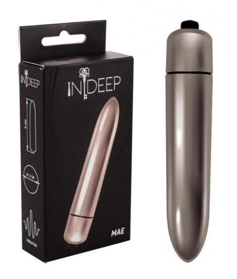 Wibrator-Vibrobullet Indeep Mae Silver Wibrator-Vibrobullet Indeep Mae Silver