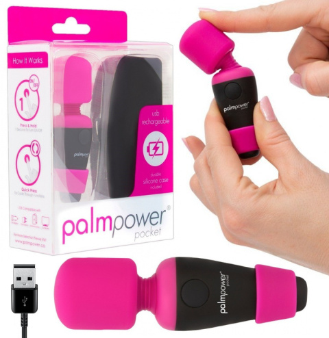 MINI SEX MASAŻER PUNKT G WIELOFUNKCYJNY PALM POWER MINI SEX MASAŻER PUNKT G WIELOFUNKCYJNY PALM POWER