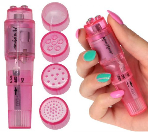 STYMULATOR-MINI VIBRATORE CON PUNTE INTERCAMBIABILI TIMELESS 4 SURPRISES STYMULATOR-MINI VIBRATORE CON PUNTE INTERCAMBIABILI TIMELESS 4 SURPRISES