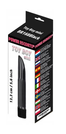 TOY BOY MINI BLACK MINI VIBRATOR 13,3 CM X 5,6 INCH TOY BOY MINI BLACK MINI VIBRATOR 13,3 CM X 5,6 INCH