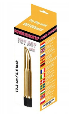 Toy boy mini gold mini vibrator 13,3 cm x 5,6 inch Toy boy mini gold mini vibrator 13,3 cm x 5,6 inch