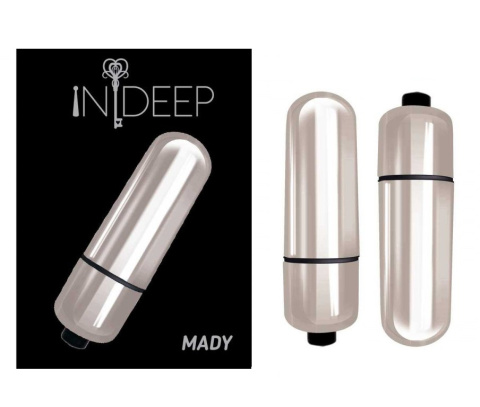 WIBRATOR-VIBROBULLET INDEEP MADY SILVER WIBRATOR-VIBROBULLET INDEEP MADY SILVER