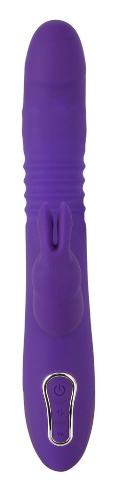 Wibrator z funkcją pchnięcia i koralikami analnymi 24,8cm Sweet Smile Wibrator z funkcją pchnięcia i koralikami analnymi 24,8cm Sweet Smile