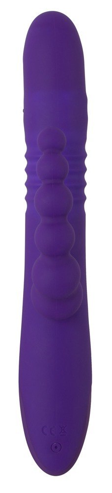 Wibrator z funkcją pchnięcia i koralikami analnymi 24,8cm Sweet Smile Wibrator z funkcją pchnięcia i koralikami analnymi 24,8cm Sweet Smile