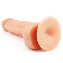 DILDO Z PRZYSSAWKĄ REALISTYCZNE ŻYŁY JĄDRA 20 CM