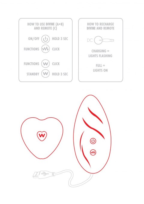 DIVINE PANTY VIBE RED DIVINE PANTY VIBE RED