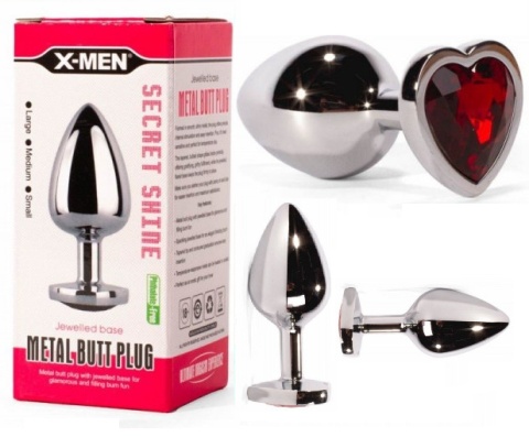 KOREK ANALNY STALOWY DO ANUSA ZGRABNY ANAL PLUG L