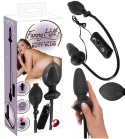 KOREK ANALNY LATEKS POMPOWANY WIBRACJE GRUBY 12CM