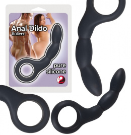 KOREK ANALNY SILIKON DILDO ANALNE 13,5 CM SEX ANAL