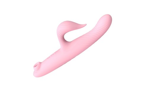 3 IN 1 THRUSTING VIBRATOR PINK 3 IN 1 THRUSTING VIBRATOR PINK