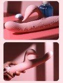 3 IN 1 THRUSTING VIBRATOR PINK