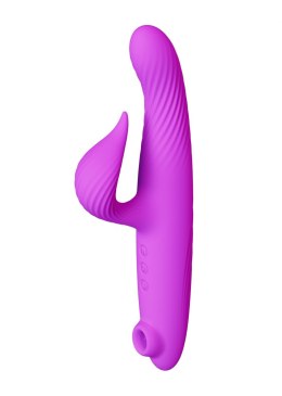 3 in 1 Thrusting Vibrator PURPLE