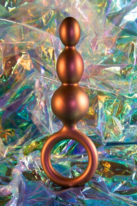 ANAL ADVENTURES MATRIX BEADED LOOP PLUG COPPER ANAL ADVENTURES MATRIX BEADED LOOP PLUG COPPER