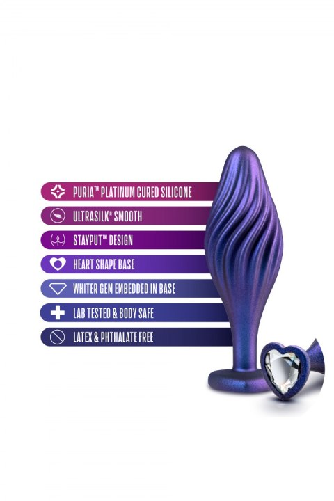ANAL ADVENTURES MATRIX SWIRLING BLING PLUG SAPPHIRE ANAL ADVENTURES MATRIX SWIRLING BLING PLUG SAPPHIRE