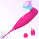 CLITORIS SUCTION VIBRATION STICK RED