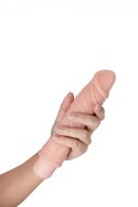 DR. SKIN SILICONE DR. DAVID 8 INCH VIBRATING DILDO BEIGE