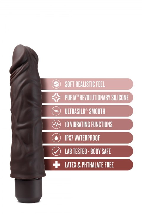 DR. SKIN SILICONE DR. DAVID 8 INCH VIBRATING DILDO BROWN DR. SKIN SILICONE DR. DAVID 8 INCH VIBRATING DILDO BROWN