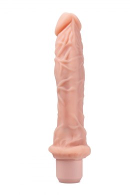 DR. SKIN SILICONE DR. RICHARD 9 INCH VIBRATING DILDO BEIGE