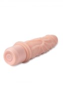 DR. SKIN SILICONE DR. ROBERT 7 INCH VIBRATING DILDO BEIGE