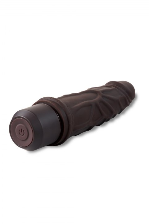 DR. SKIN SILICONE DR. ROBERT 7 INCH VIBRATING DILDO BROWN DR. SKIN SILICONE DR. ROBERT 7 INCH VIBRATING DILDO BROWN