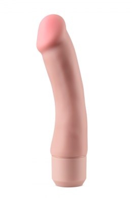 DR. SKIN SILICONE - DR. STEVE 7 INCH VIBRATING DILDO  BEIGE