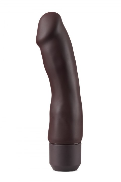 DR. SKIN SILICONE - DR. STEVE 7 INCH VIBRATING DILDO BROWN