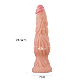 DILDO PENIS MOCNA PRZYSSAWKA GRUBY DUŻY ŻYŁY XXL