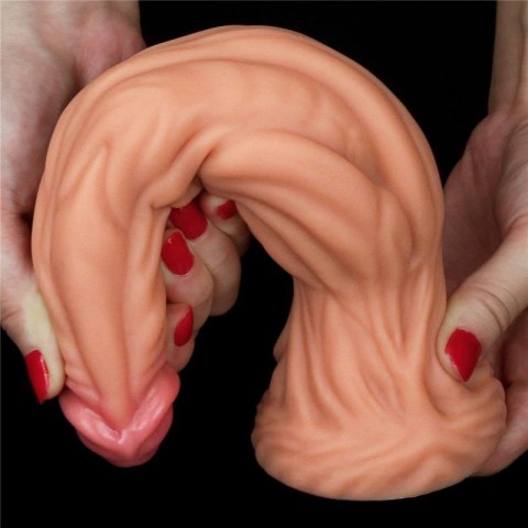 DILDO PENIS MOCNA PRZYSSAWKA GRUBY DUŻY ŻYŁY XXL