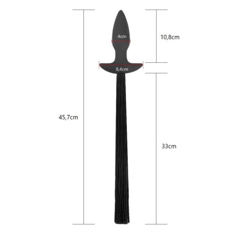 SILIKONOWY KOREK ANALNY KOŃSKI OGON 10,8CM ANAL SILIKONOWY KOREK ANALNY KOŃSKI OGON 10,8CM ANAL