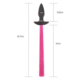 SILIKONOWY KOREK ANALNY KOŃSKI OGON 10,8CM ANAL