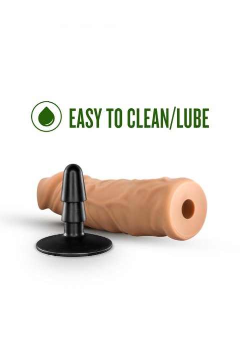 LOCK ON ARGONITE 8 INCH DILDO WITH SUCTION CUP ADAPTER MOCHA LOCK ON ARGONITE 8 INCH DILDO WITH SUCTION CUP ADAPTER MOCHA