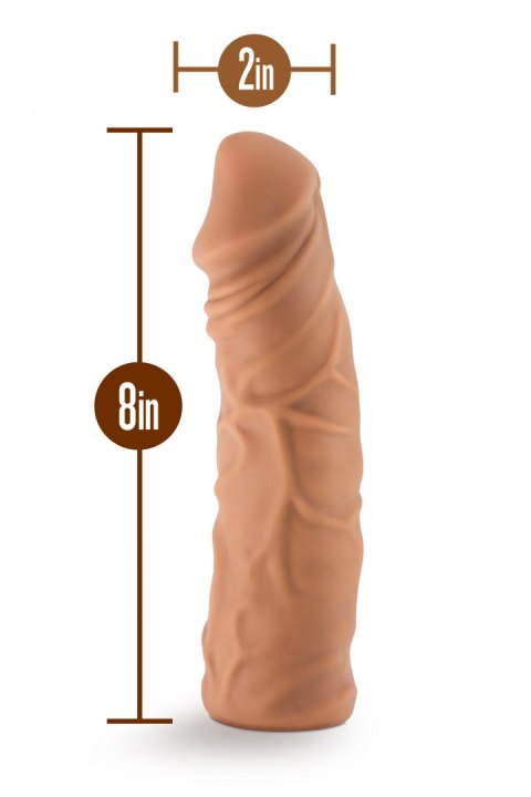 LOCK ON ARGONITE 8 INCH DILDO WITH SUCTION CUP ADAPTER MOCHA LOCK ON ARGONITE 8 INCH DILDO WITH SUCTION CUP ADAPTER MOCHA
