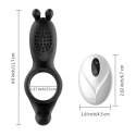 RABBIT
VIBRATION
COCK RING
WITH REMOTE