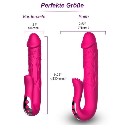 REALISTIC TONGUE STIMULATING DILDO VIBRATOR REALISTIC TONGUE STIMULATING DILDO VIBRATOR