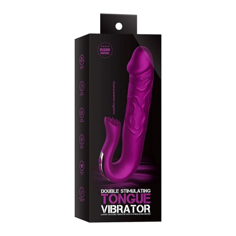 REALISTIC TONGUE STIMULATING DILDO VIBRATOR REALISTIC TONGUE STIMULATING DILDO VIBRATOR