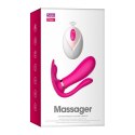 REMOTE WEARABLE VIBRATOR RED